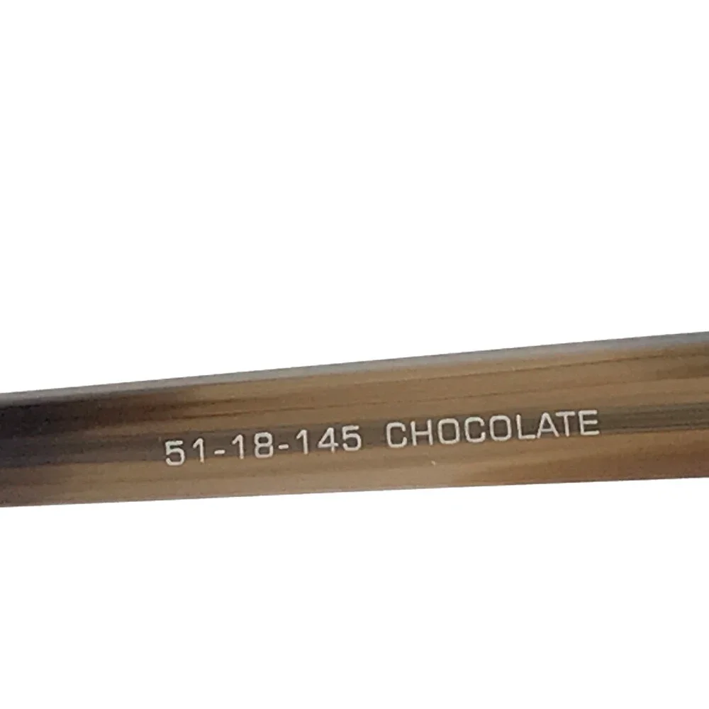Casino Eyeglasses Frames NELSON CHOCOLATE Brown Square Full Rim 51-18-145